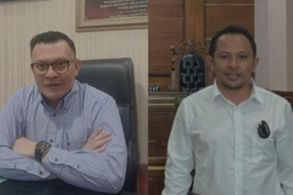 Advokat para tersangka, Rian Van Frits Kapitan serta Advokat keluarga mendiang dr. Icha, Fransisco Bernando Bessi Advokat para tersangka, Rian Van Frits Kapitan serta Advokat keluarga mendiang dr. Icha, Fransisco Bernando Bessi