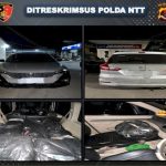 Barang bukti pakaian impor bekas atau Ball Press yang diamankan Polda NTT (ist)