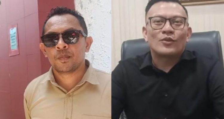 Advokat keluarga dr. Icha, Fransisco Bernando Bessi serta Advokat para tersangka, Rian Van Frits Kapitan (yandry/kupangterkini.com)