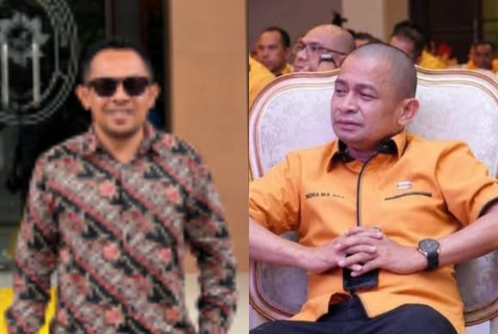 Advokat Rian Van Frits Kapitan serta Ketua DPC Hanura Kota Kupang, Erwin Gah (ist)